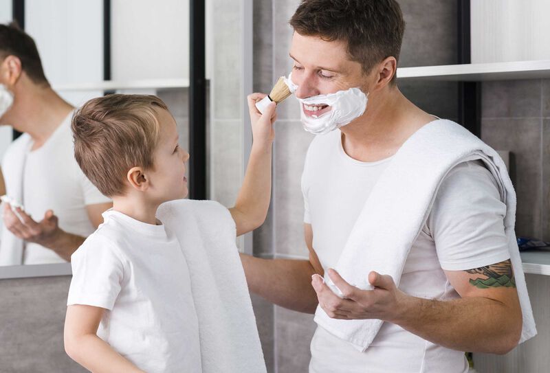 Se raser comme chez le barbier