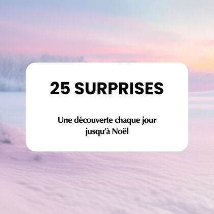 Les calendriers de l'avent contiennent 25 surprises 