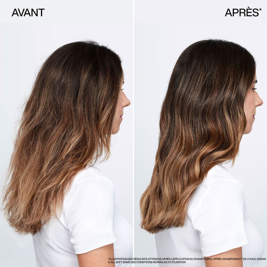 Shampooing hydratant pour cheveux secs et sensibilis&eacute;s All Soft recharge 500 ml