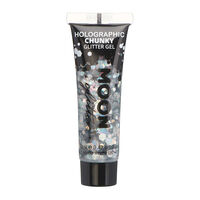 Gel holographique &agrave; grosses paillettes Moon Glitter argent