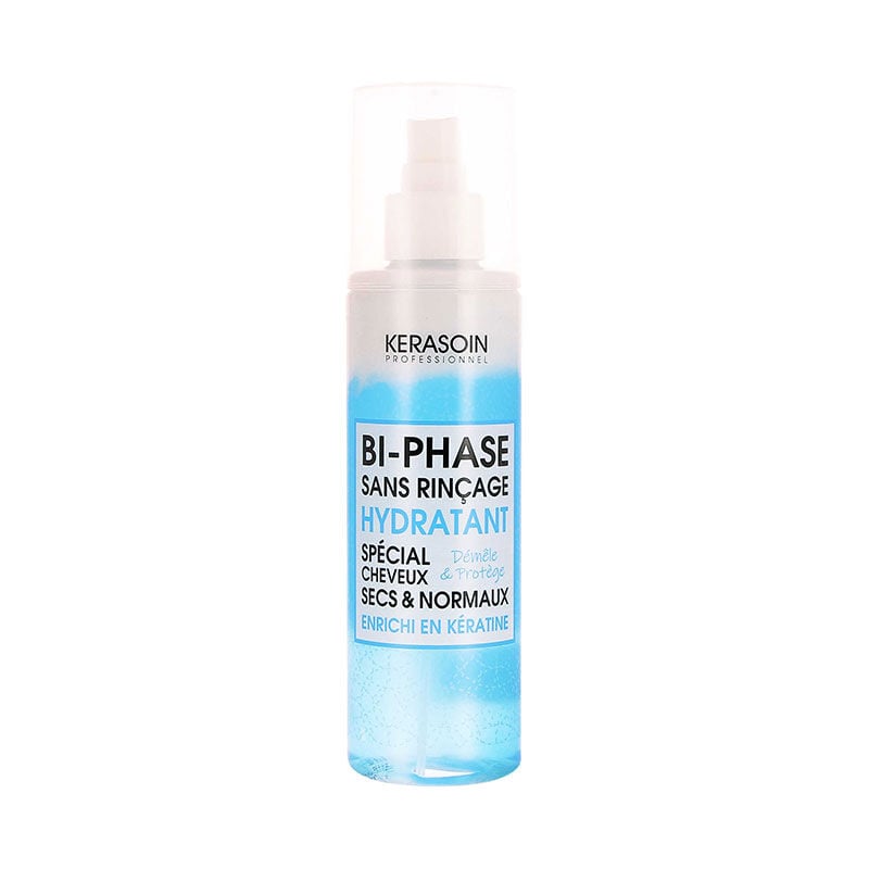 D&eacute;m&ecirc;lant bi-phase &agrave; la k&eacute;ratine