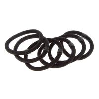 Elastiques noirs X 8