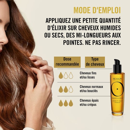 &Eacute;lixir &agrave; l'huile d'argan Orofluido 30 ml