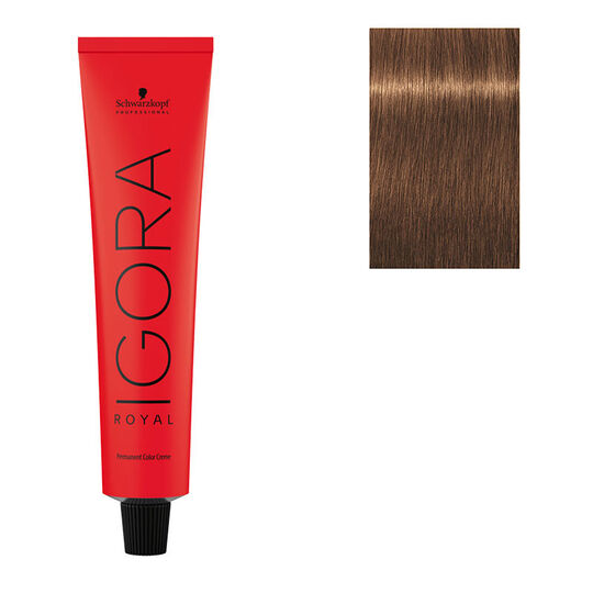 Coloration permanente Igora Royal 7-55 blond doré extra
