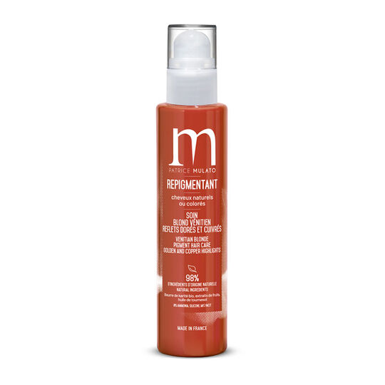 Soin repigmentant cheveux naturels ou colorés blond vénitien