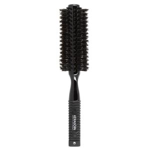 Brosse à brushing noire en poils de sanglier 43mm