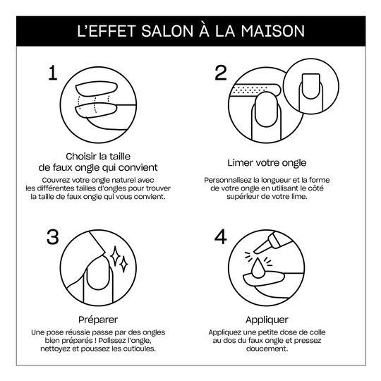 Faux ongles xpress/on waitress