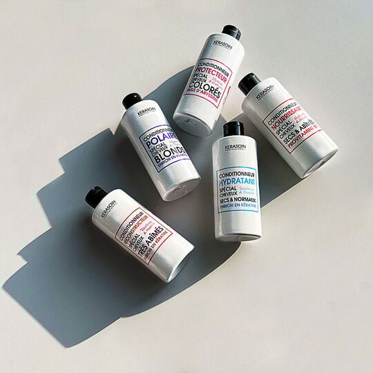 Conditionneur reconstructeur à la kératine pour cheveux très abîmés