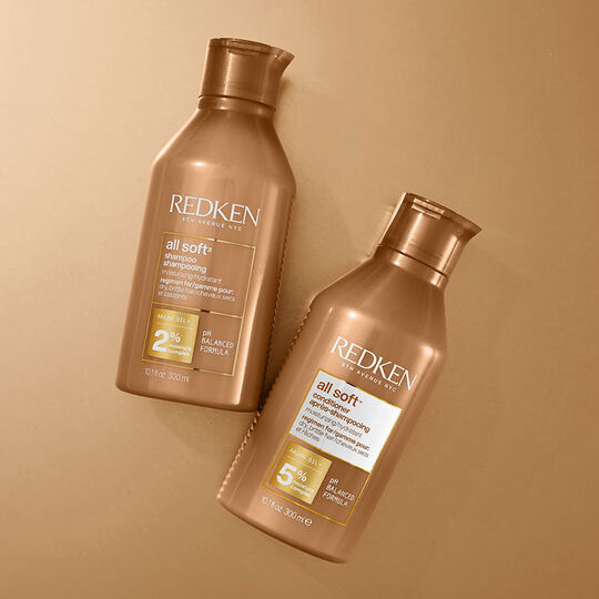 Duo hydratant cheveux secs et rêches All Soft