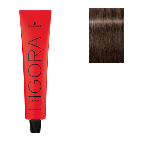 Coloration permanente Igora Royal 6-46 blond foncé beige chocolat