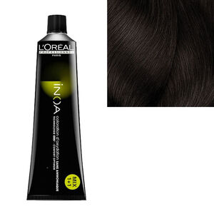 Inoa Coloration sans ammoniaque 4.15 ch&acirc;tain cendr&eacute; acajou