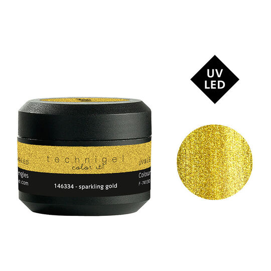 Gel UV Color it ! sparkling gold