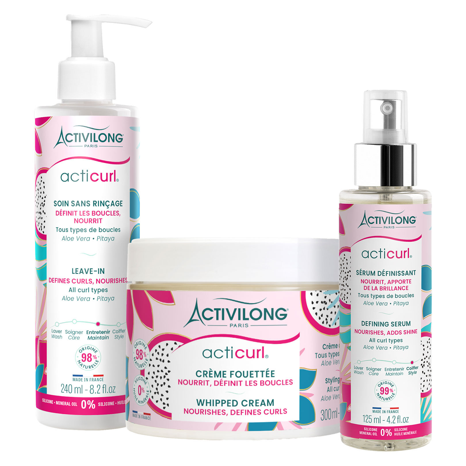 Trio finition boucles