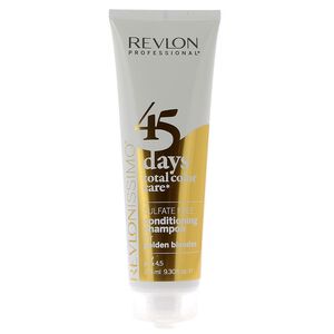 2 en 1 Shampooing et soin cheveux color&eacute;s 45 Days dor&eacute; golden blondes