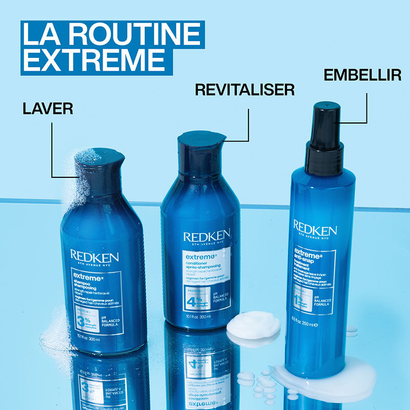 Apr&egrave;s shampooing fortifiant Extreme pour cheveux ab&icirc;m&eacute;s