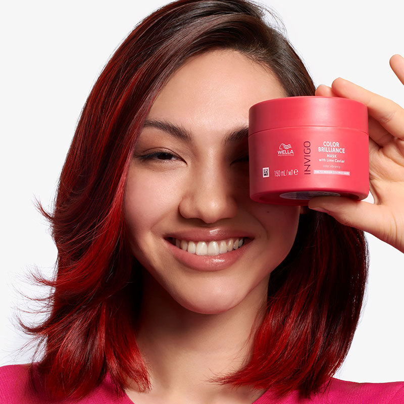 Masque cheveux color&eacute;s fins &agrave; normaux Invigo Color Brilliance 500ml