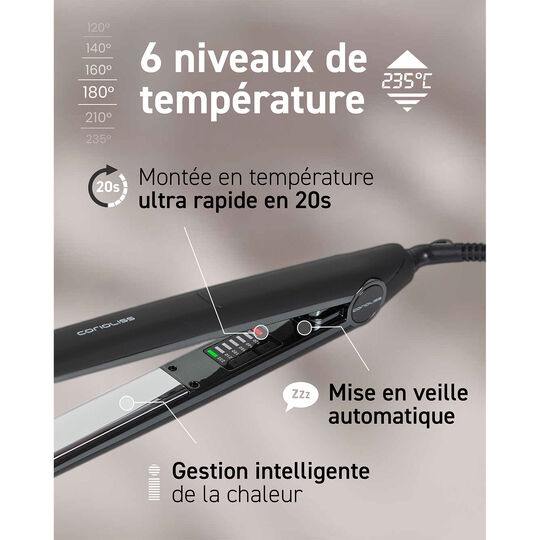 Lisseur C1 digital Soft Touch Chrome