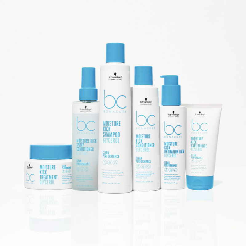 Shampooing hydratant cheveux normaux &agrave; secs ou boucl&eacute;s BC Moisture Kick 500ml
