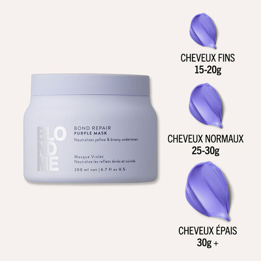 Masque violet Blondme Bond Repair Neutralisant