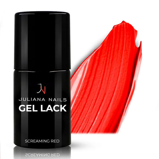 Vernis semi-permanent Gel Lack screaming red