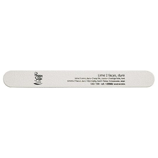 Lime &agrave; ongles 2 faces lavable 100/100 blanc, pour ongles naturels