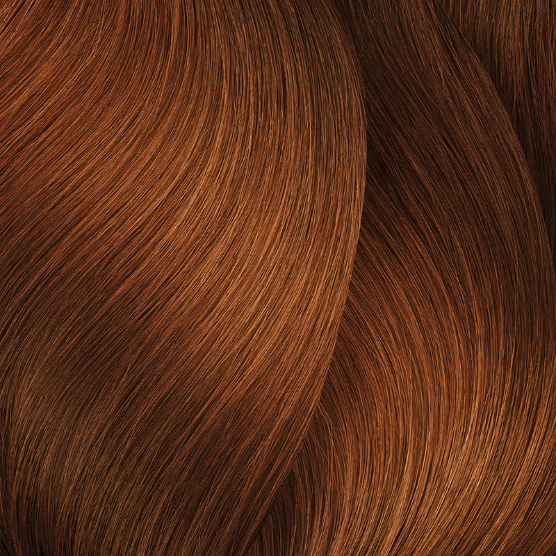 Coloration ton sur ton Dialight 7.43 blond cuivr&eacute; dor&eacute;