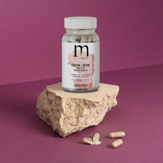 Complément alimentaire kératine et biotine