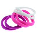 blanc violet et rose