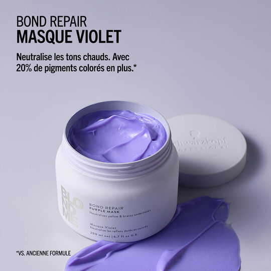 Masque violet Blondme Bond Repair Neutralisant