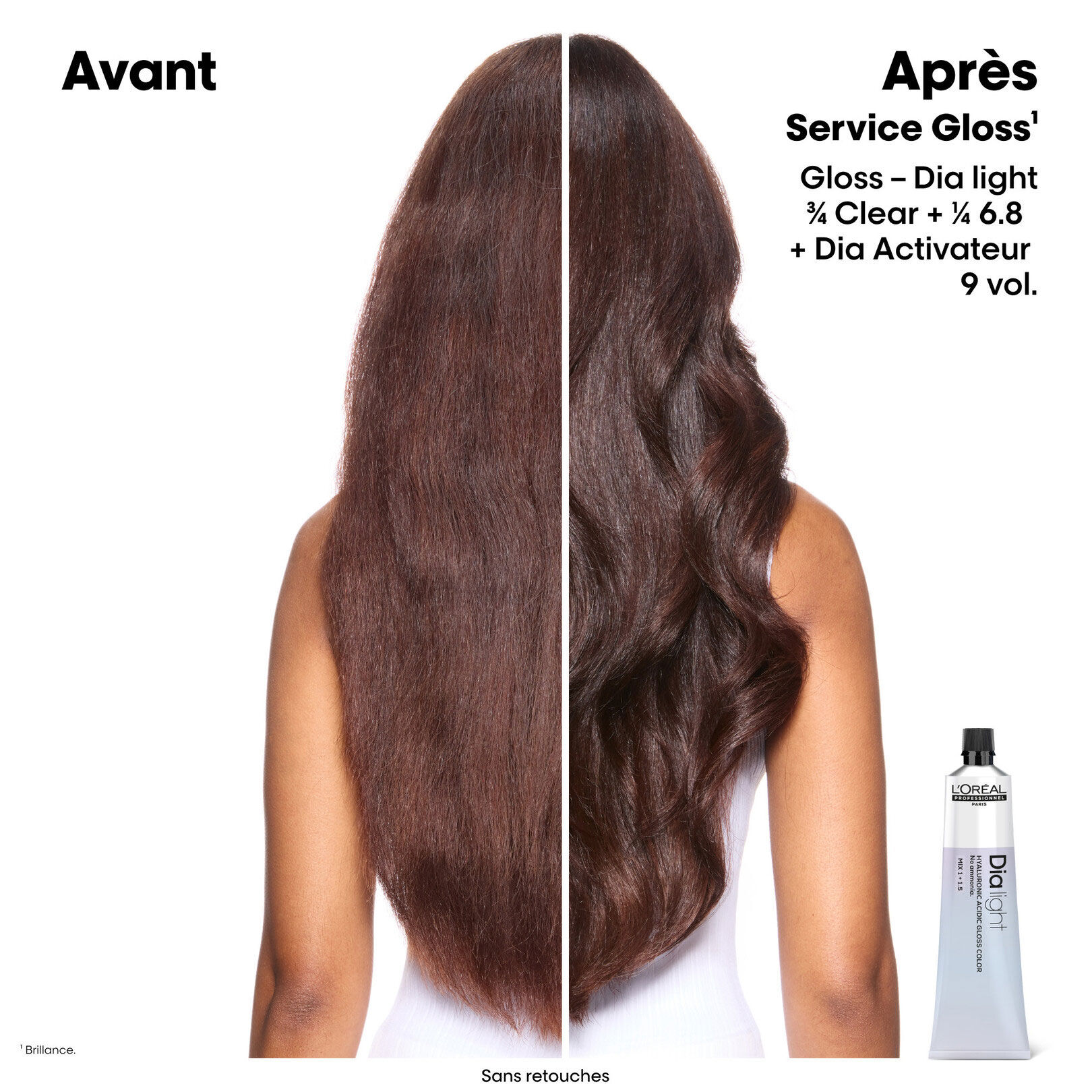 Coloration ton sur ton Dia light Hyaluronic 5 ch&acirc;tain clair