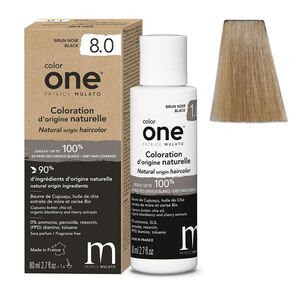 Coloration d'origine naturelle Color One 8.0 blond clair