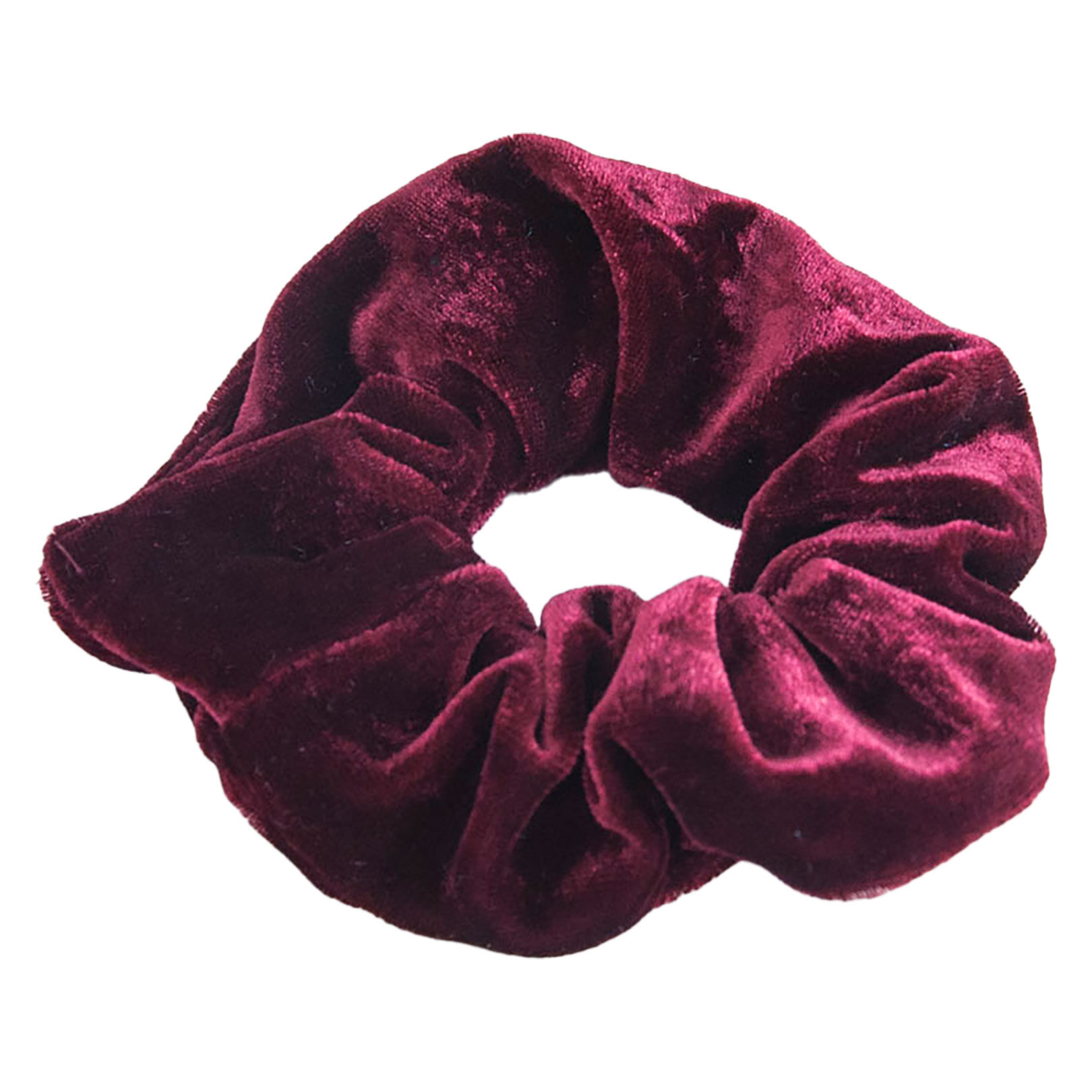 Chouchou velours bordeaux