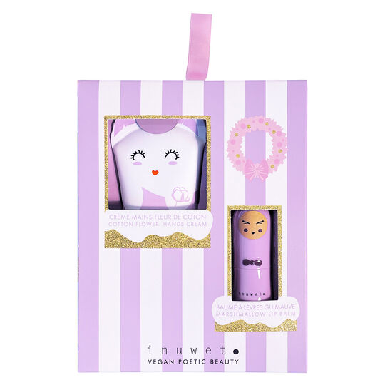 Coffret LI baume &agrave; l&egrave;vres et cr&egrave;me mains