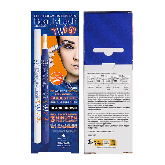 Stylo coloration des sourcils brun foncé