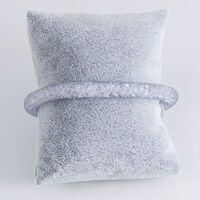 Bracelet strass filet gris