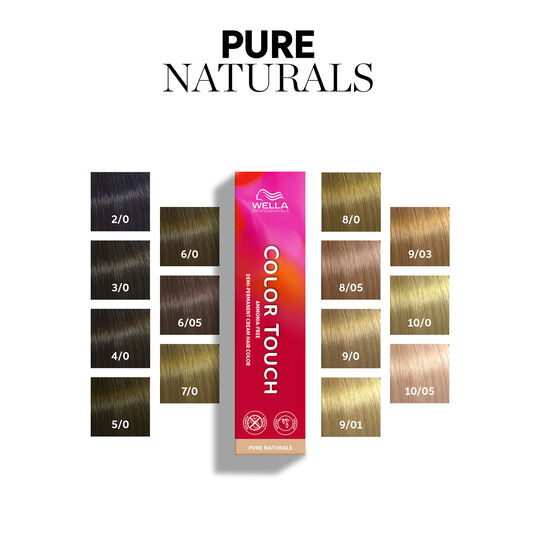 Coloration semi-permanente Color Touch 8/05 blond clair naturel acajou