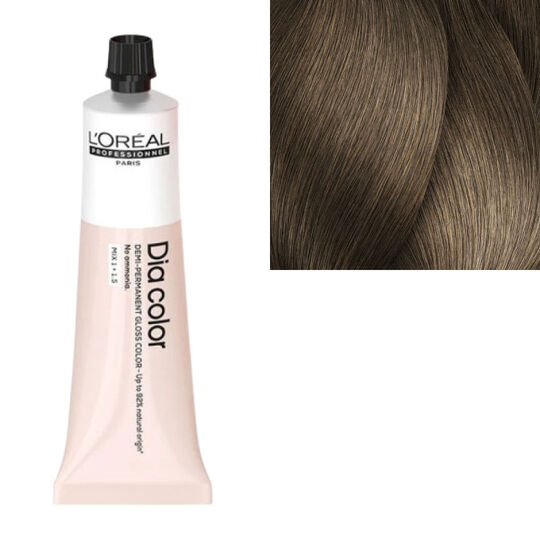 Coloration ton sur ton Dia Color 7.32 blond doré irisé