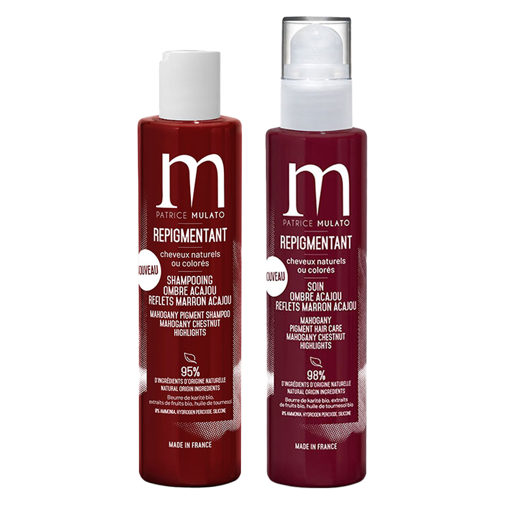 Rituel repigmentant shampooing + soin ombre acajou