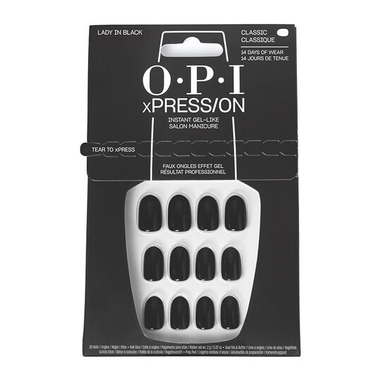 Faux ongles xpress/on lady in black