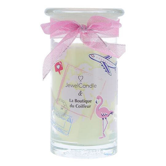 Bougie collab Jewel Candle et La Boutique du Coiffeur Édition Limitée