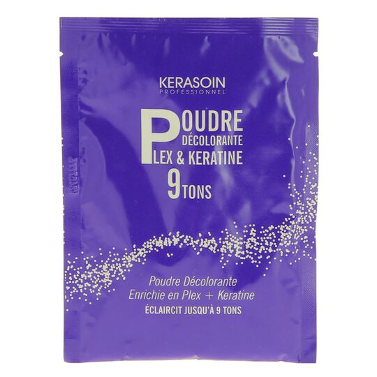 Poudre décolorante anti-casse Plex & kératine 9 tons 50gr