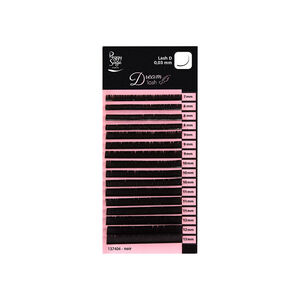 Extension de cils volume russe Courbure Extravagante D 0.03 mm
