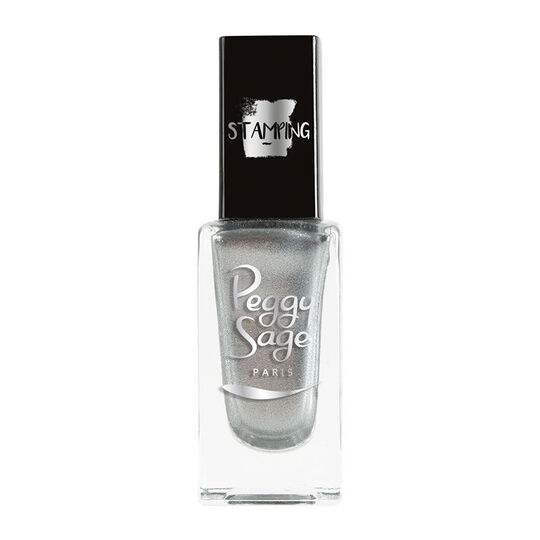 Vernis à ongles stamping Peggy sage silver
