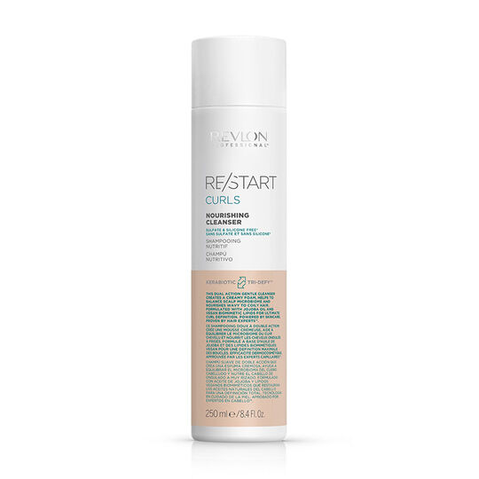 Shampooing nutritif cheveux bouclés et frisés Restart Curls