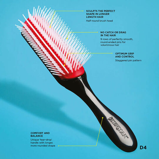 Brosse démêlante D4 rouge