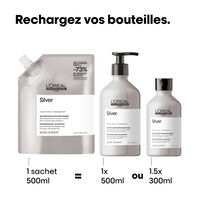 Shampooing déjaunissant Silver recharge 500ml