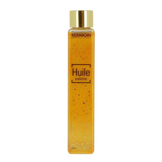 Huile sèche pailletée