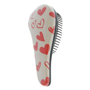 Mini brosse démélante cœurs