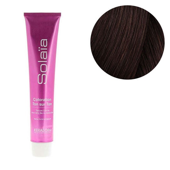Coloration ton sur ton Sola&iuml;a 5.77 ch&acirc;tain clair marron intense