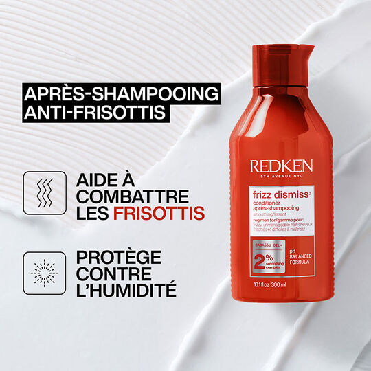Le rituel Frizz Dismiss pour cheveux rebelles et indisciplinés